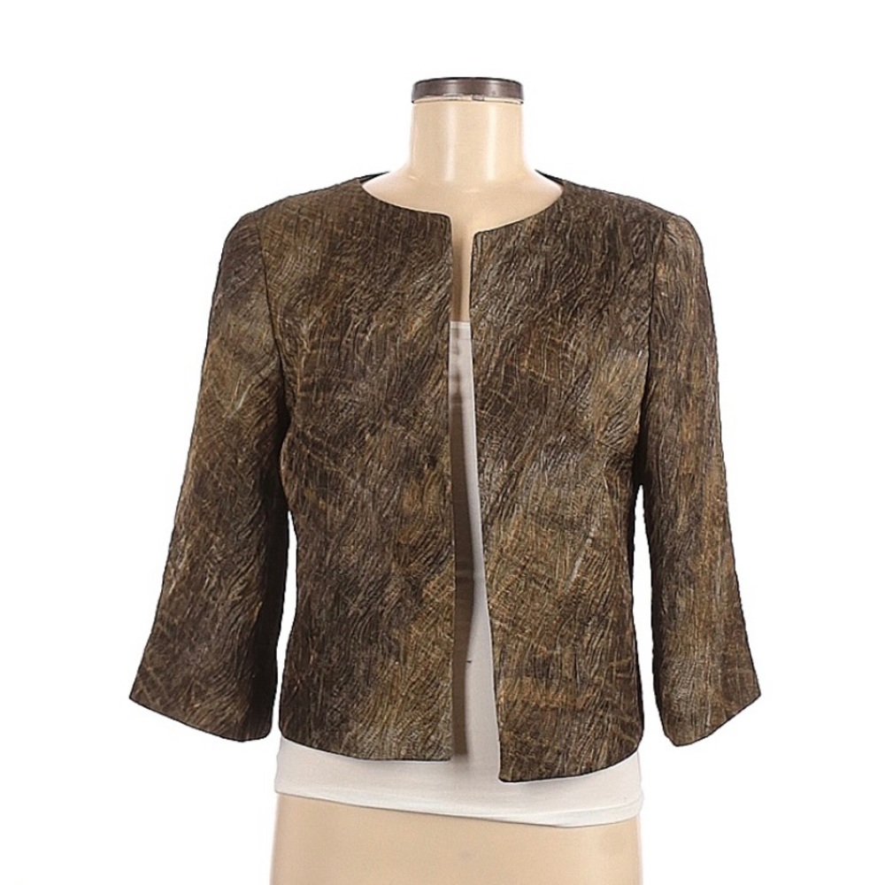 LAFAYETTE 148 NY size 8 olive green blazer jacket in Excellent condition